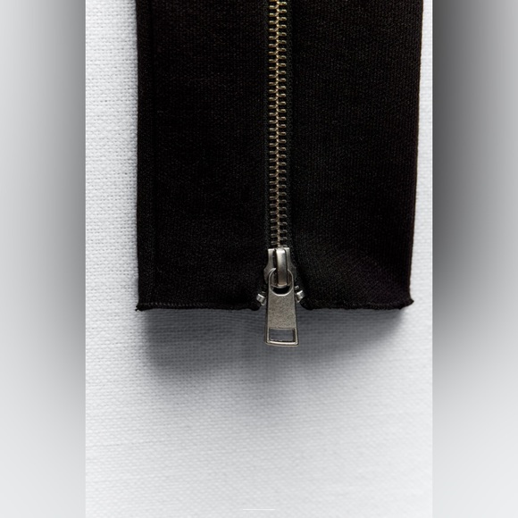 Zara Zippered stretch knit leggings - Picture 8 of 9